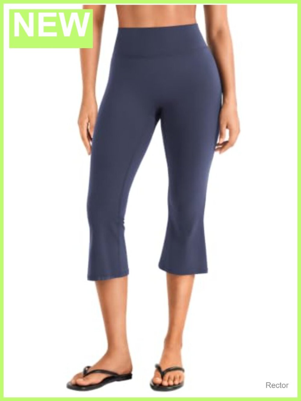 High Rise Capri Flare Leggings Yoga Bootcut Pants Scrunch